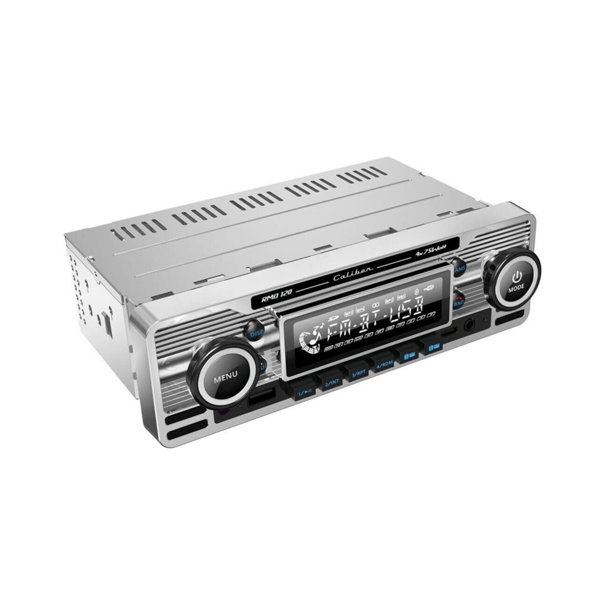 Caliber Car Stereos Caliber CALRMD120 Retro Radio with Bluetooth (Chrome)