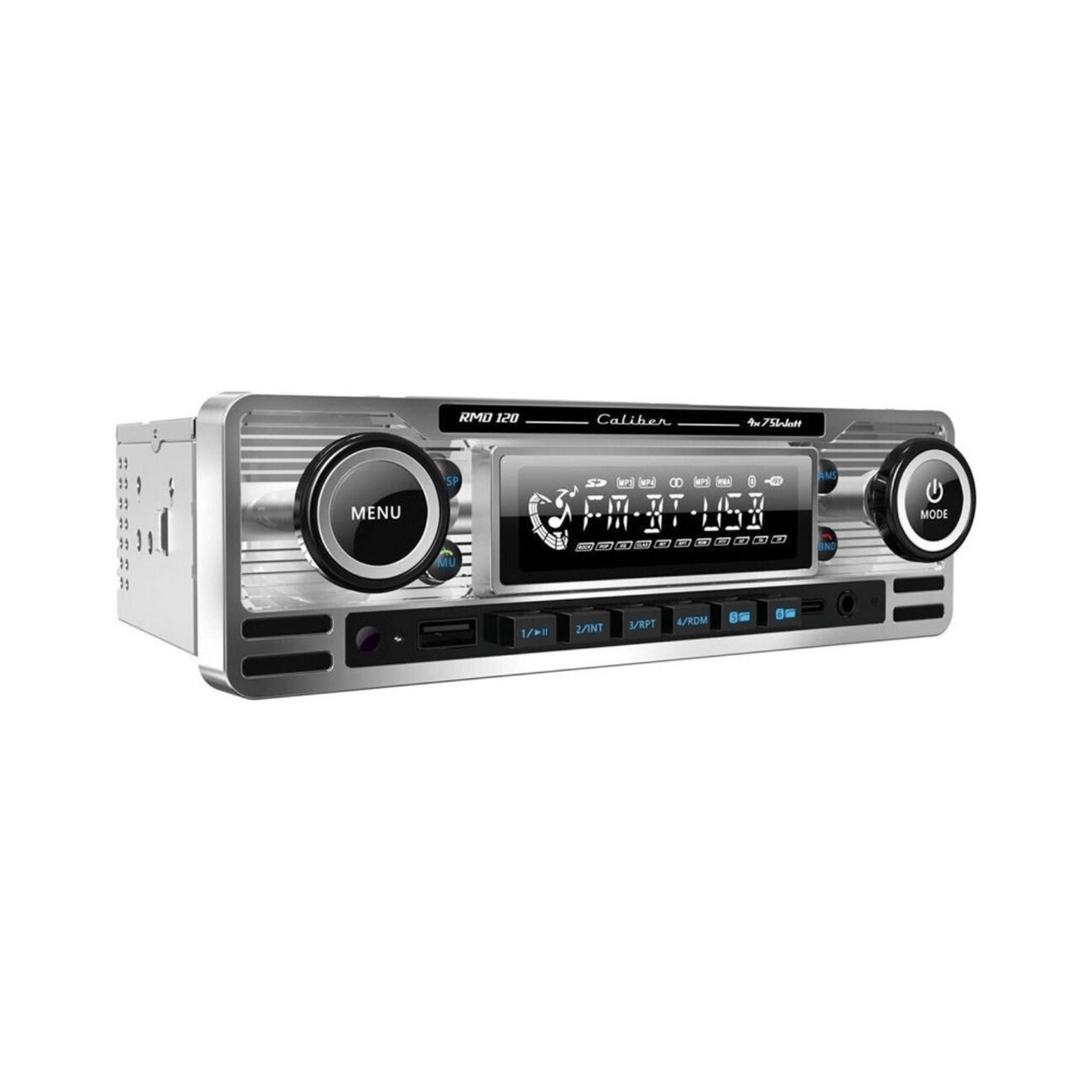 Caliber Car Stereos Caliber CALRMD120 Retro Radio with Bluetooth (Chrome)