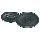 Car Audio Centre Pioneer TS-A6961F 450W 6"x9" 4-Way Coaxial Speaker System with Grills