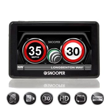 Car Audio Centre B-Stock Snooper SC5900 My-Speed-Plus DVR G3. Speed Limits, Speed cameras and GPS, HD Dash Cam