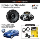 Car Audio Centre Juice 6.5" 165mm 300W Front or Rear Door Speaker Upgrade for VW Polo 2001-2009 (Copy)