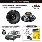 Car Audio Centre Juice 6.5" 165mm 300W Speaker Upgrade Kit for Skoda Roomster (2006-2015)