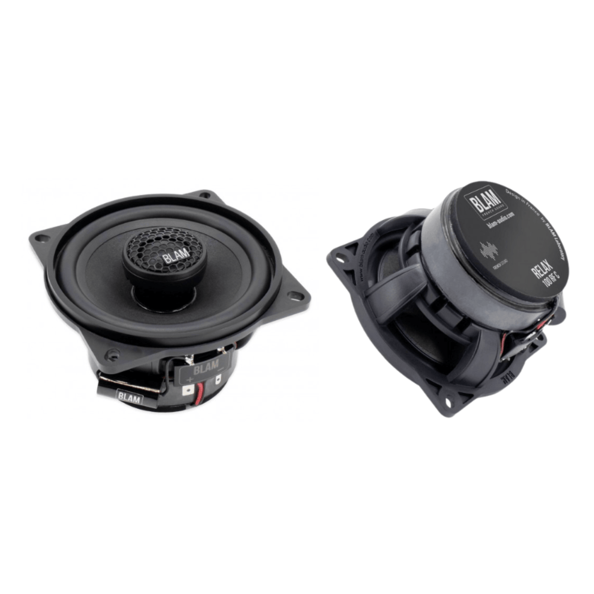 Car Audio Centre Car Speakers BLAM RELAX BL-100RFC 4" 2ohm 2-Way Coaxial Car Audio Speakers (PAIR)