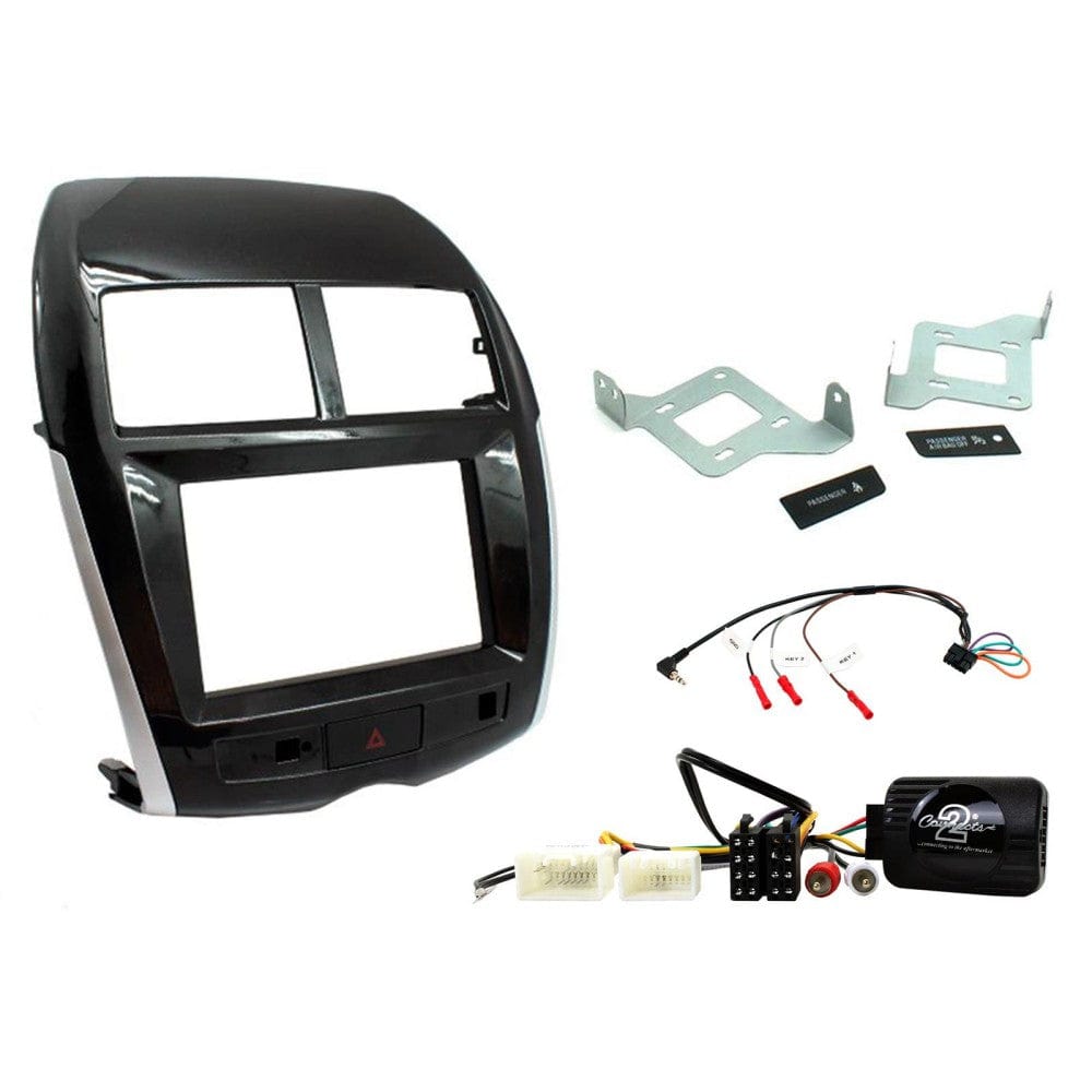 CTKMT10 Mitsubishi ASX 2014&gt Double Din Complete Fitting Kit