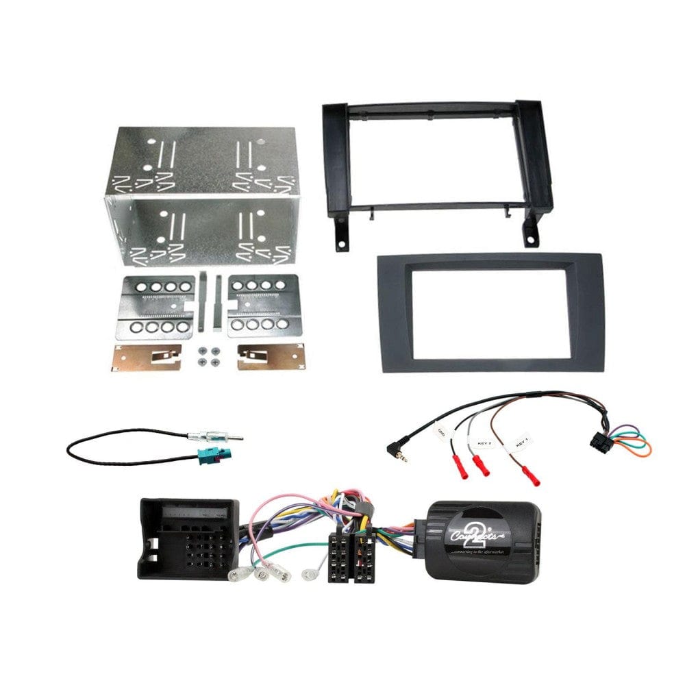 Connects2 Stereo Fitting Connects2 CTKMB07 Mercedes SLK R171 Complete Head Unit Installation Kit Black