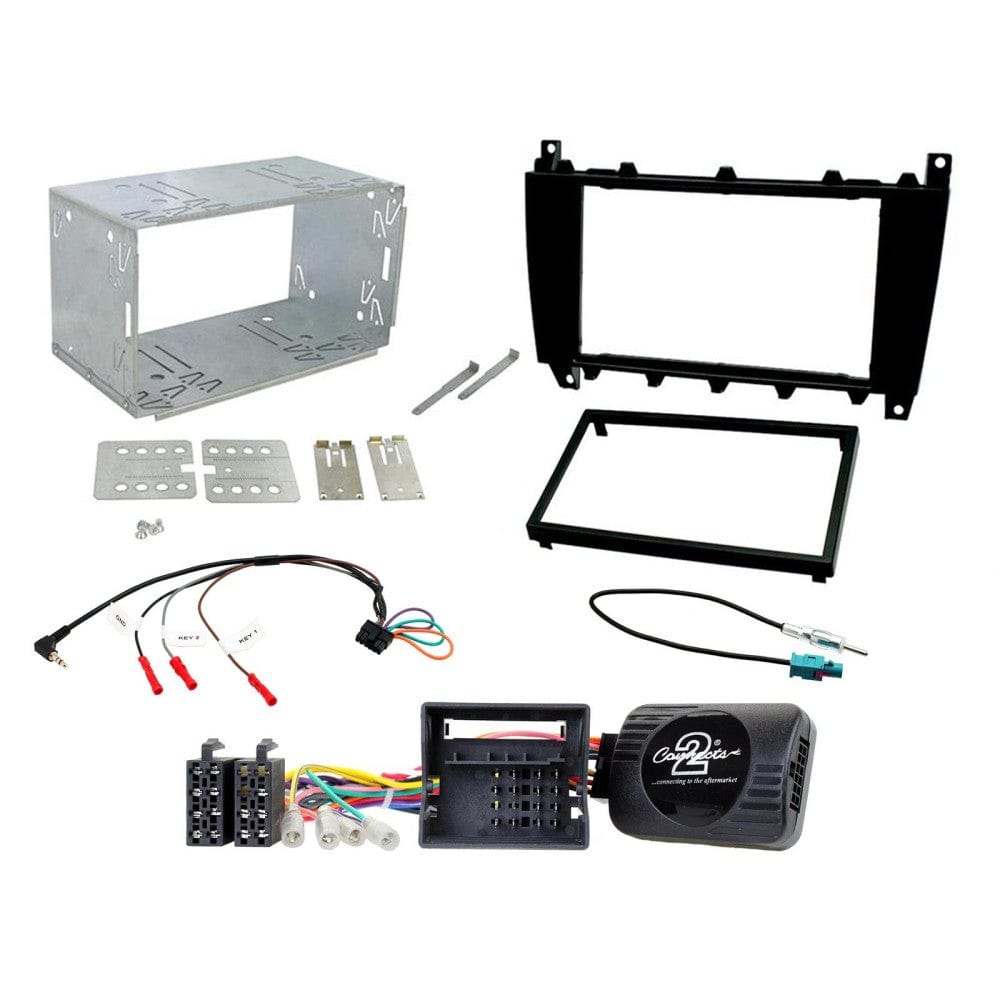 Connects2 Stereo Fitting Connects2 CTKMB01 Mercedes C Class Complete Head Unit Installation Kit Black