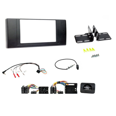 Connects2 Stereo Fitting Connects2 CTKBM05 BMW X5 Complete Head Unit Installation Kit Matt Black