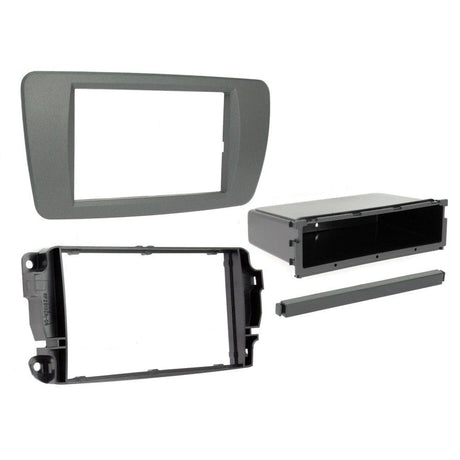 Connects2 Stereo Fitting Connects2 CT24ST09 Seat fascia Plate Black Nite For Single Din Facia