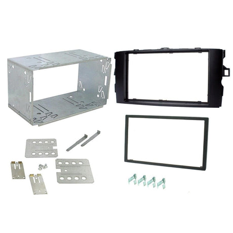 Connects2 Stereo Fitting Connects2 CT23TY25 Toyota Double Din Fascia Plate Dark Grey