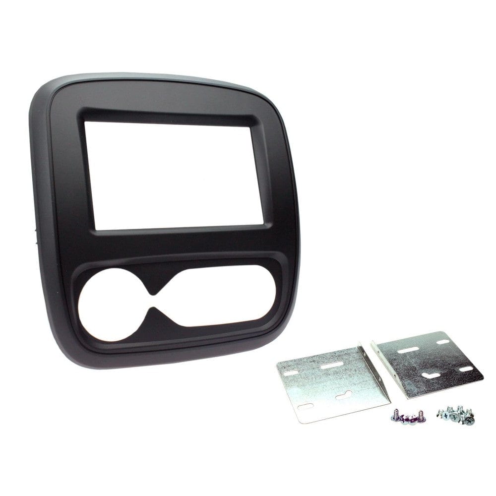 Connects2 Fitting Accessories Connects2 CT23RT16 Renault Trafic Double DIN fascia kit Black Trim