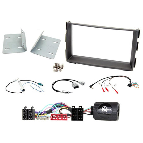 Connects2 Fitting Accessories Connects2 CTKKI16 Kia Venga Black Double Din Stereo Fascia Installation Kit