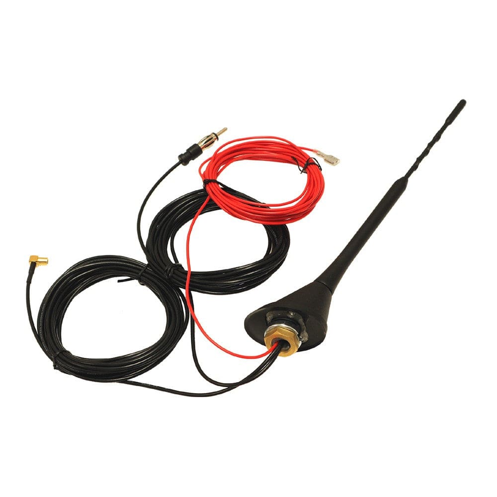 Connects2 Fitting Accessories Connects2 70-964 Universal Car FM DAB Aerial Bee Sting Roof Mounted Antenna with Cable Fitting Kit