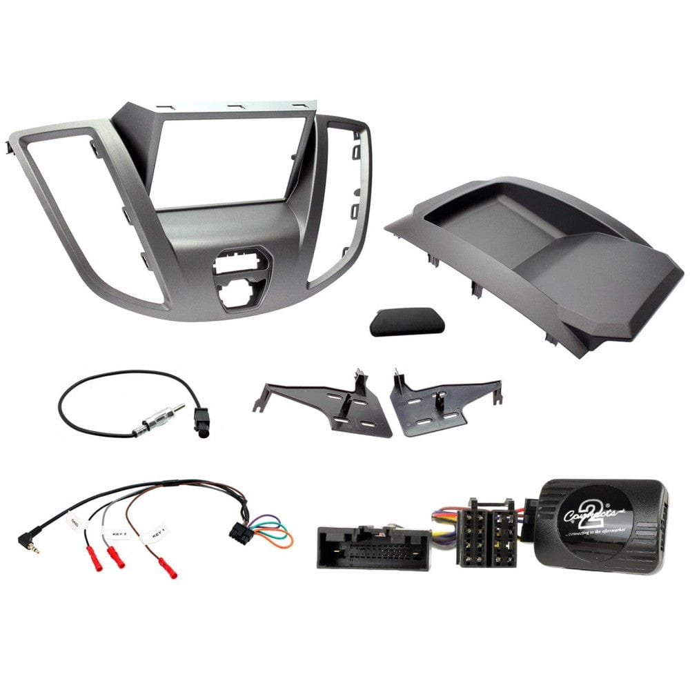 Connects2 Fitting Accessories Connects2 CTKFD88 Double DIN fascia panel grey