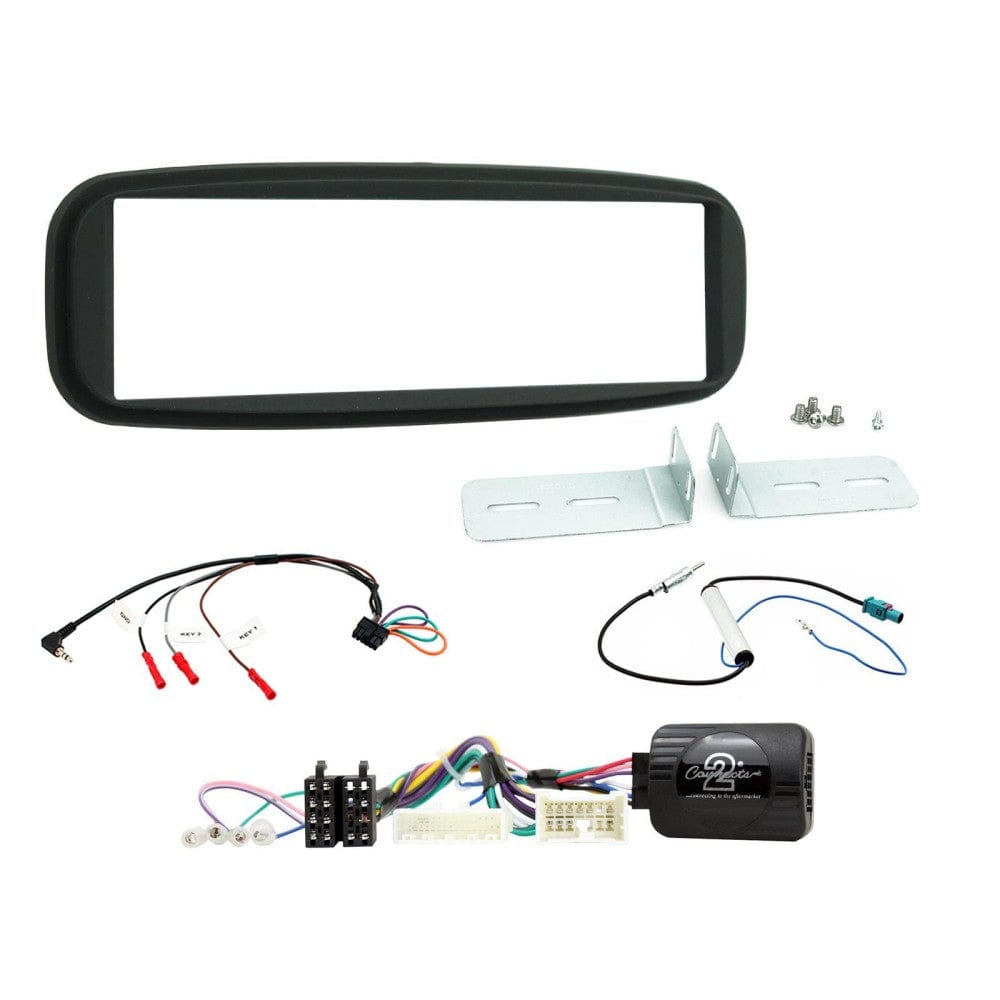 Connects2 Fitting Accessories Connects2 CTKRT14 Complete Installation Kit for Renault Clio with Grey Single Din Fascia