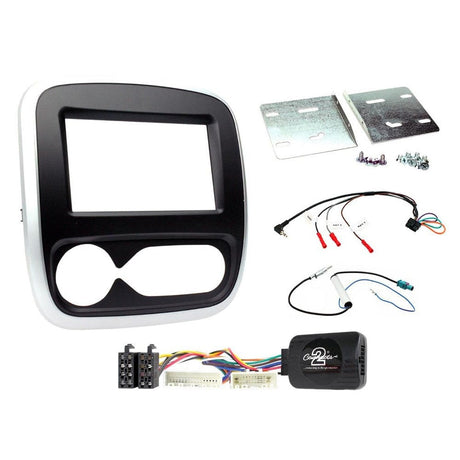 Connects2 Stereo Fitting Connects2 CTKVX51 Vauxhall / Opel Vivaro 2014 Onwards Double Din Car Stereo Fascia Fitting Kit