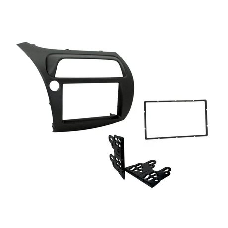 Connects2 Stereo Fitting Connects2 CT23HD11L Double DIN Fascia for Honda Civic (2006–2011, LHD)