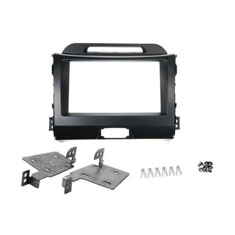 Connects2 Stereo Fitting Connects2 CT23KI24 Double DIN Facia Plate for Kia Sportage 2010-2016 Dark Grey