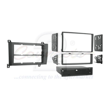 Connects2 Stereo Fitting Connects2 CT23MB10 Mercedes Double Din Fascia