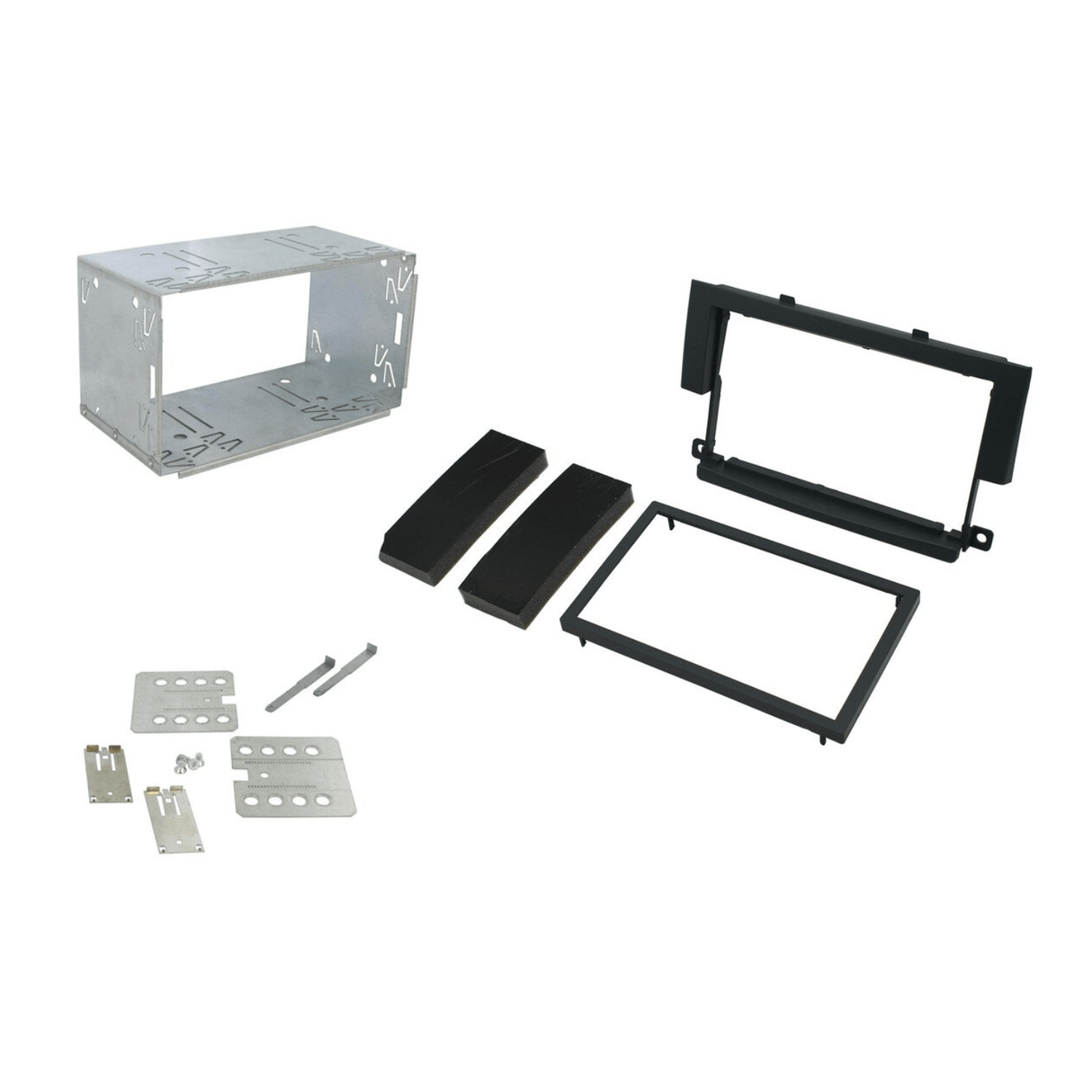 Connects2 Stereo Fitting Connects2 CT23MT03 Mitsubishi Double Din Fascia Plate (Black)