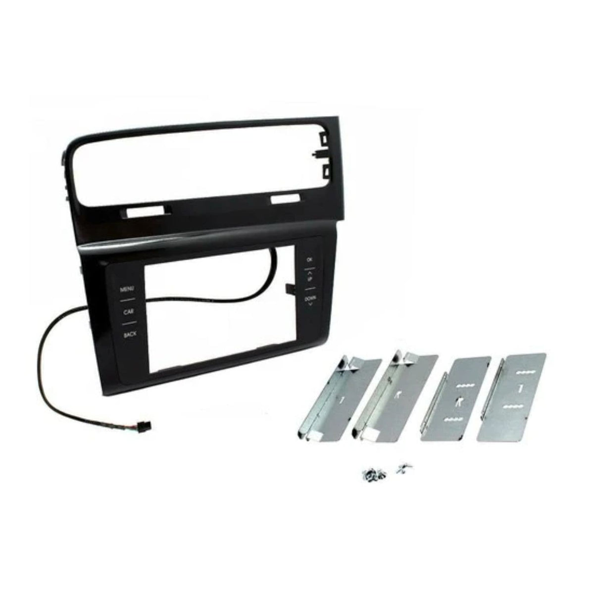 Connects2 Stereo Fitting Connects2 CT23VW10.2 VW Double Din Fascia Plate (Black)