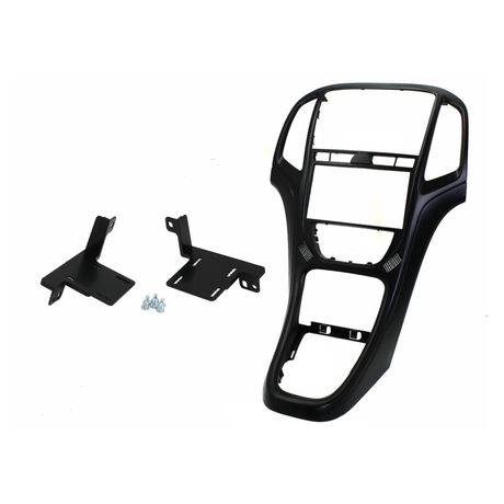 Connects2 Stereo Fitting Connects2 CT23VX56 Double DIN Fascia Kit for Vauxhall Astra J (2010–2016)