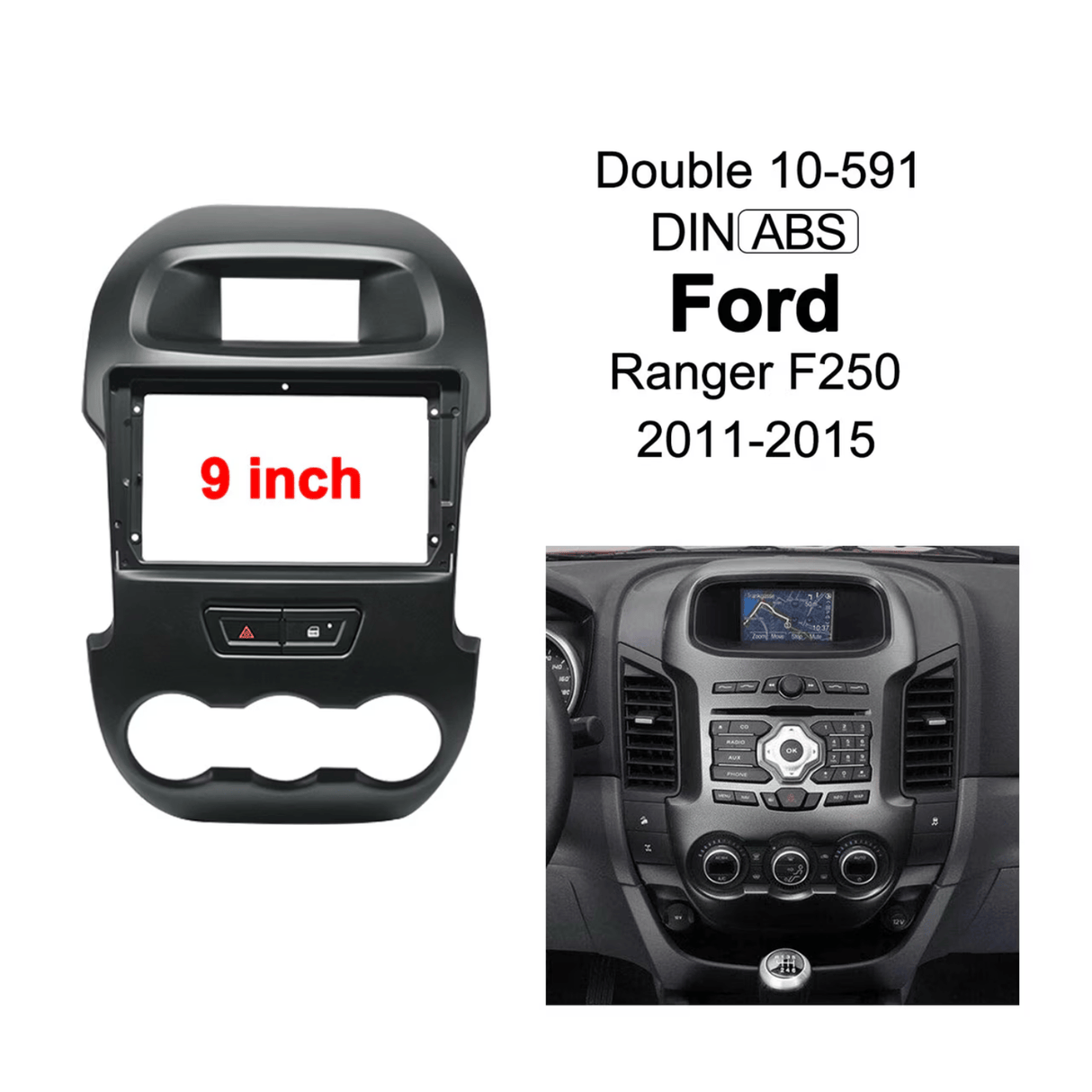 Connects2 Fascia Plate Connects2 CT34FD01 Stereo Fascia Panel for Ford