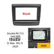 Connects2 Fascia Plate Connects2 CT34IZ02 9" Stereo Fascia Panel for Isuzu D-Max 2020-2025