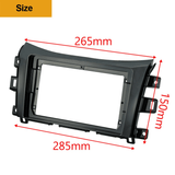 Connects2 Fascia Plate Connects2 CT34NS01 Nissan Navara 2015–2019 9" Stereo Fascia Panel