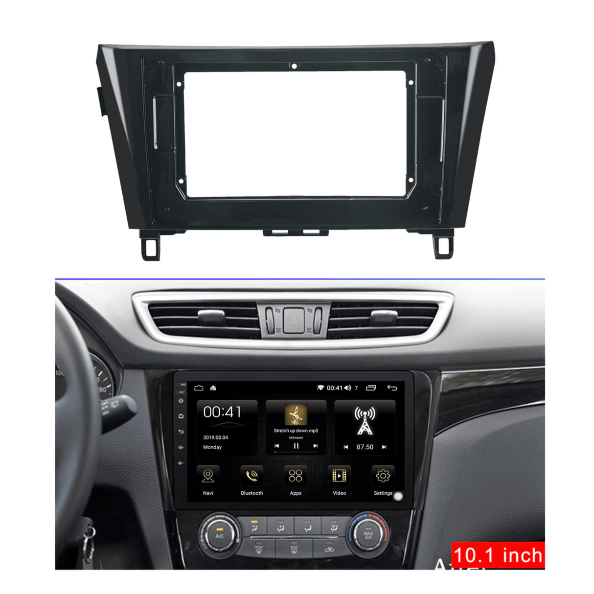 Connects2 Fascia Plate Connects2 CT34NS03 Nissan Qashqai 2015–2018 / Nissan X-Trail 2015–2018 9" Stereo Fascia Panel