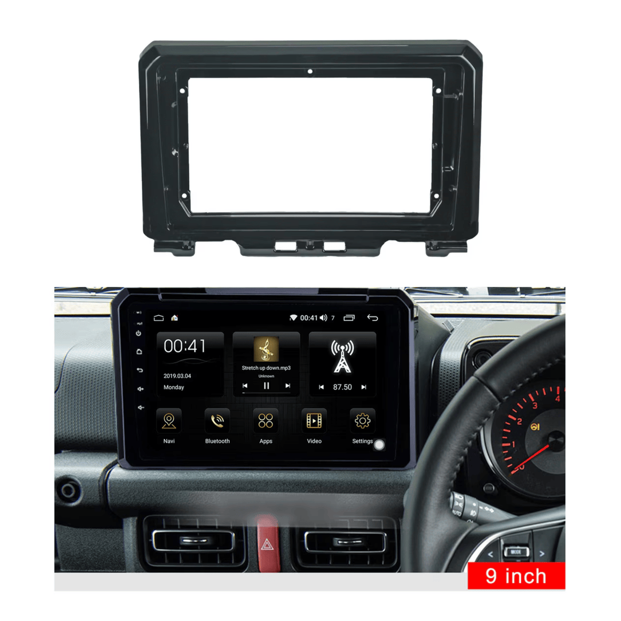 Connects2 Fascia Plate Connects2 CT34SZ01 Suzuki Jimny 2015–2019 9" Stereo Fascia Panel