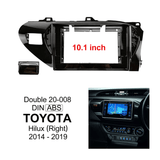 Connects2 Fascia Plate Connects2 CT34TY02 9" Double Din Mounting Frame for Nissan Qashqai X-Trail 2015-2018