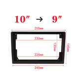 Connects2 Fascia Plate Connects2 CT34UV01 Universal 10.1" to 9" Reducer Fascia Panel