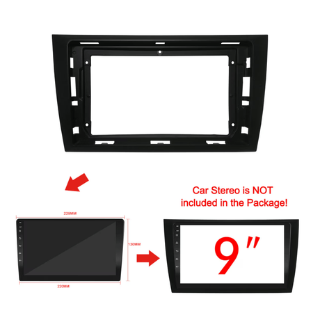 Connects2 Fascia Plate Connects2 CT34VW03 VW Golf MK6 2008–2013 9" Stereo Fascia Panel