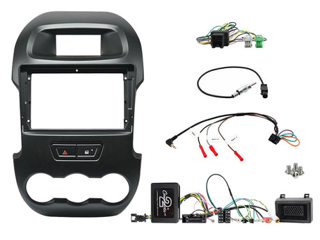 Connects2 Fascia Plate Connects2 CTK9FD01 9" Complete Installation Kit for Ford Ranger T6 / F250