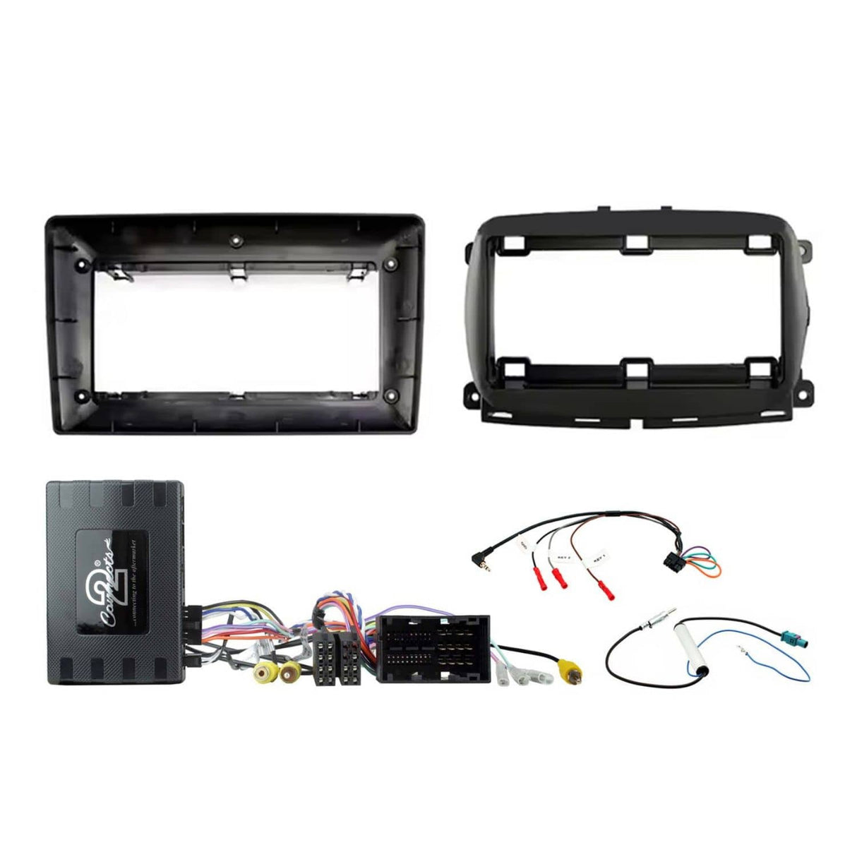 Connects2 Fascia Plate Connects2 CTK9FT04 9" Complete Installation Kit For Fiat