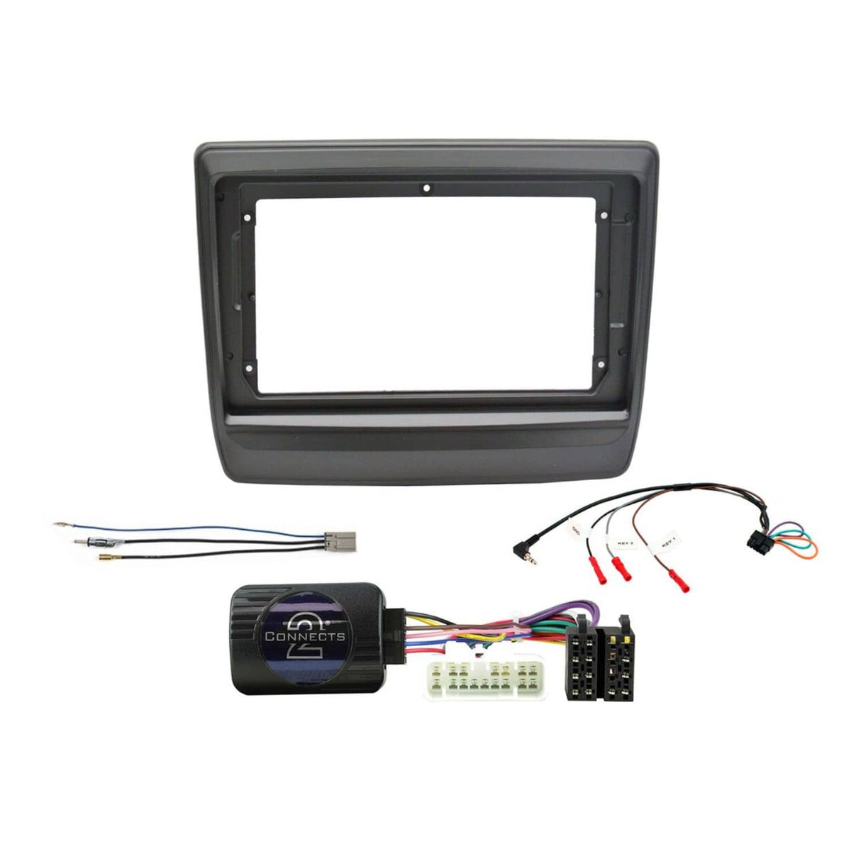 Connects2 Fascia Plate Connects2 CTK9IZ02 9" Complete Installation Kit For Isuzu