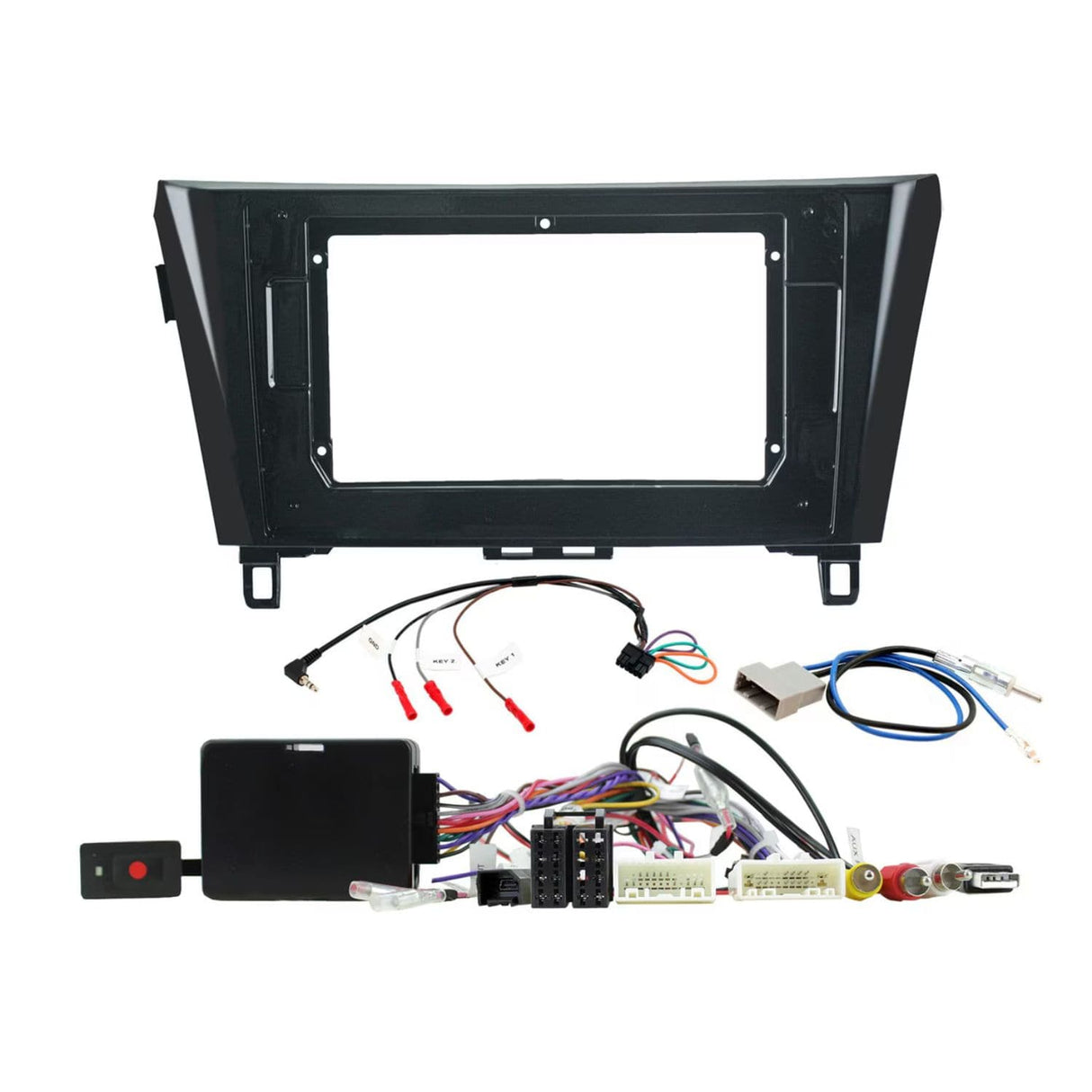 Connects2 Fascia Plate Connects2 CTK9NS02 9" Complete Installation Kit For Nissan