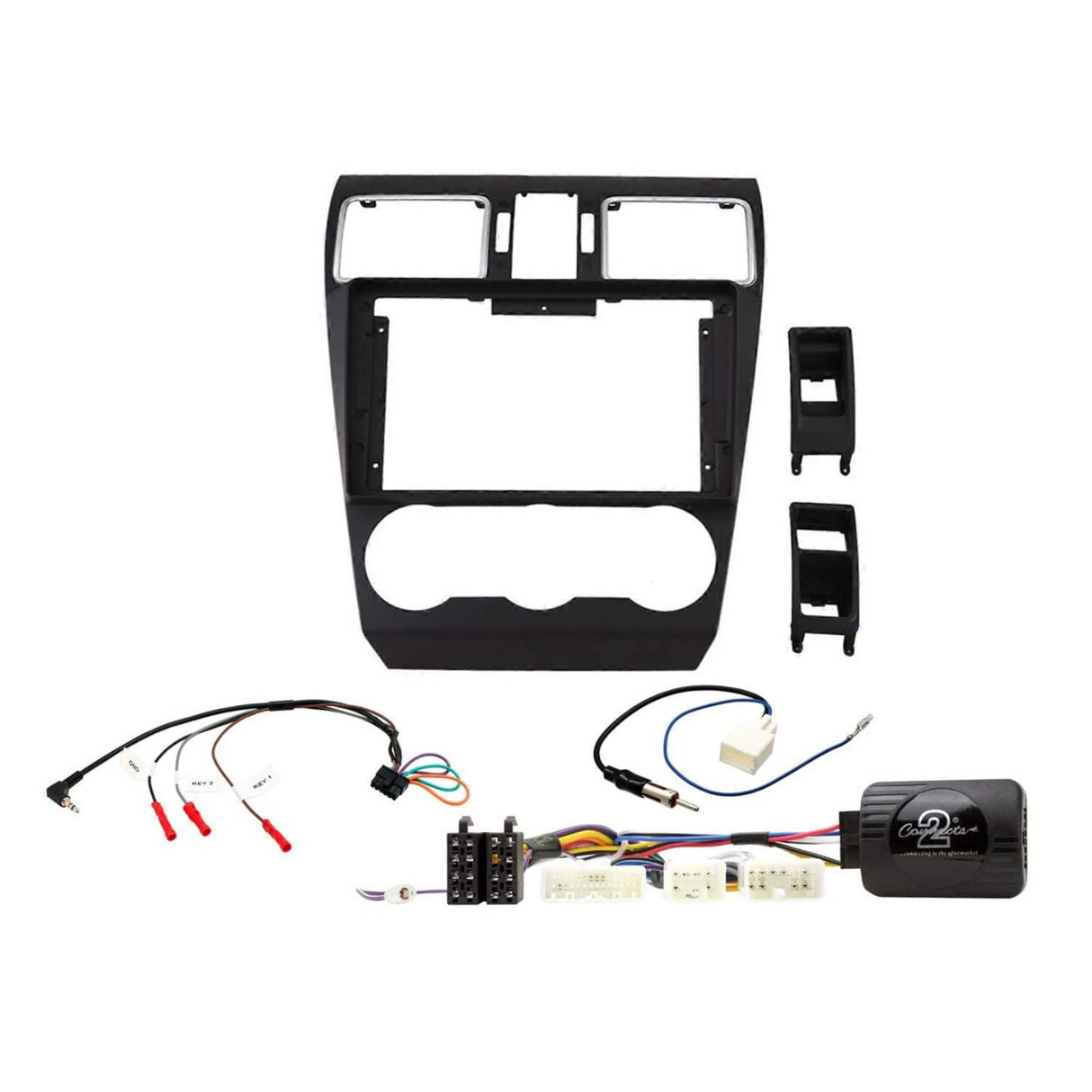 Connects2 Fascia Plate Connects2 CTK9SU01 9" Complete Installation Kit For Subaru