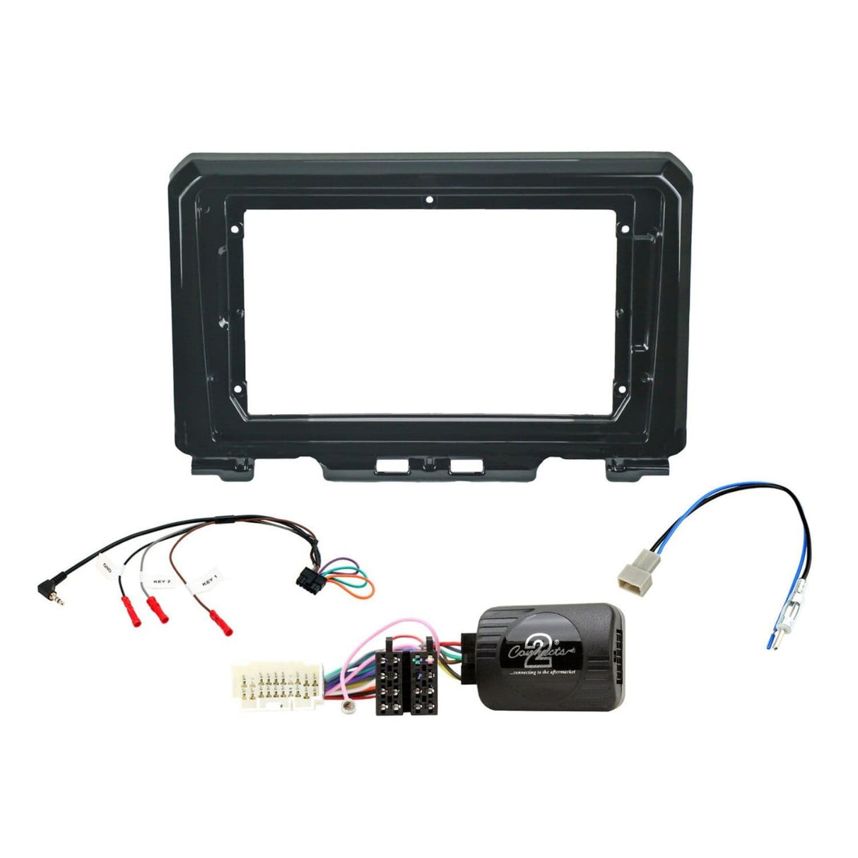 Connects2 Fascia Plate Connects2 CTK9SZ01 9" Complete Installation Kit For Suzuki