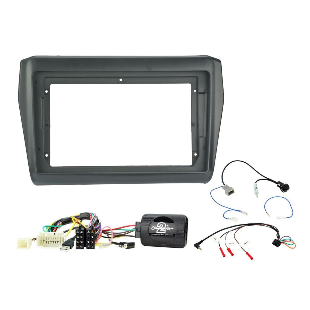 Connects2 Fascia Plate Connects2 CTK9SZ02 9" Complete Installation Kit For Suzuki