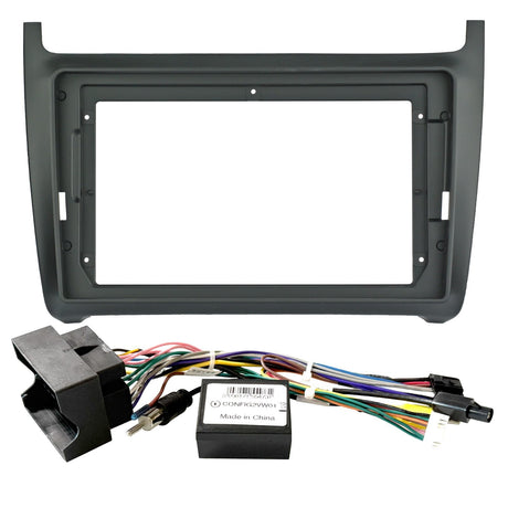 Connects2 Fascia Plate Connects2 CTK9VW02- 9" Complete Installation Kit For Volkswagen Polo (2014–2020)