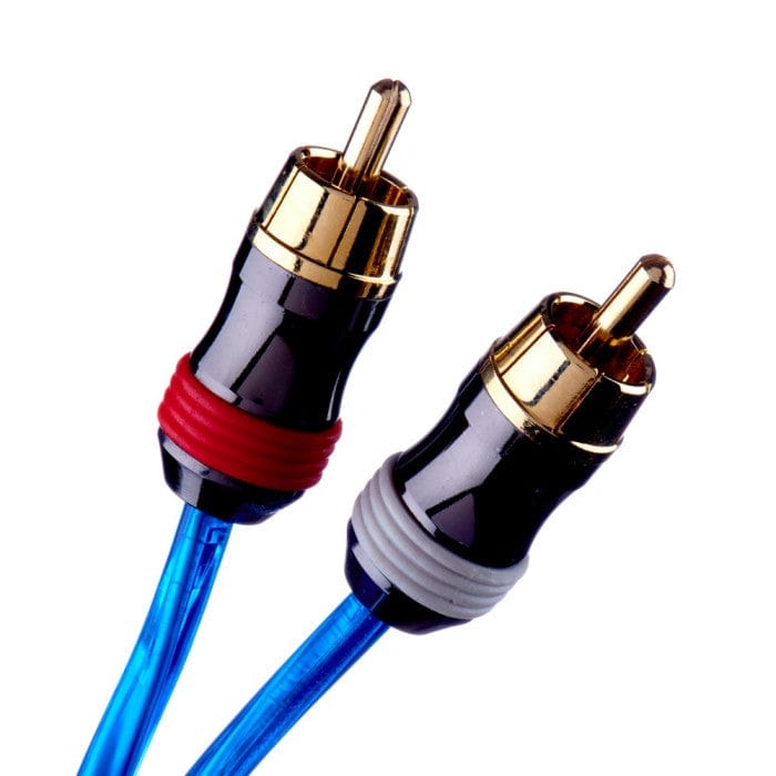 DB Audio Amp Wiring and Fitting Parts DB Audio DBR201 1 Metre Double Shielded RCA Cable Perfect for Car Audio Amplifier & Home Audio Amps
