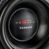 DB Audio Subwoofer DB Audio KARNAGE 15000W 12" Dual 1 Ohm Voice Coil SPL SINGLE Subwoofer