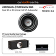 DB Audio Sub and Amp Packages DB Audio Single TREX10-D4 10" Subwoofer Performance Bass Package with Enclosure and Amp