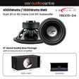 DB Audio Sub and Amp Packages DB Audio Single TREX15-D4 15" Subwoofer Performance Bass Package with Enclosure and Amp