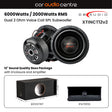 DB Audio Sub and Amp Packages DB Audio Single XTINCT12v2 12" Subwoofer Performance Bass Package with Enclosure and Amp