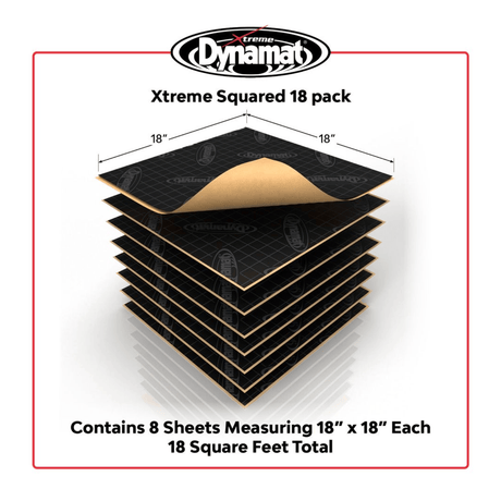 Dynamat Sound Deadening Dynamat DYN10420 Xtreme Squared (1.67 SQM)