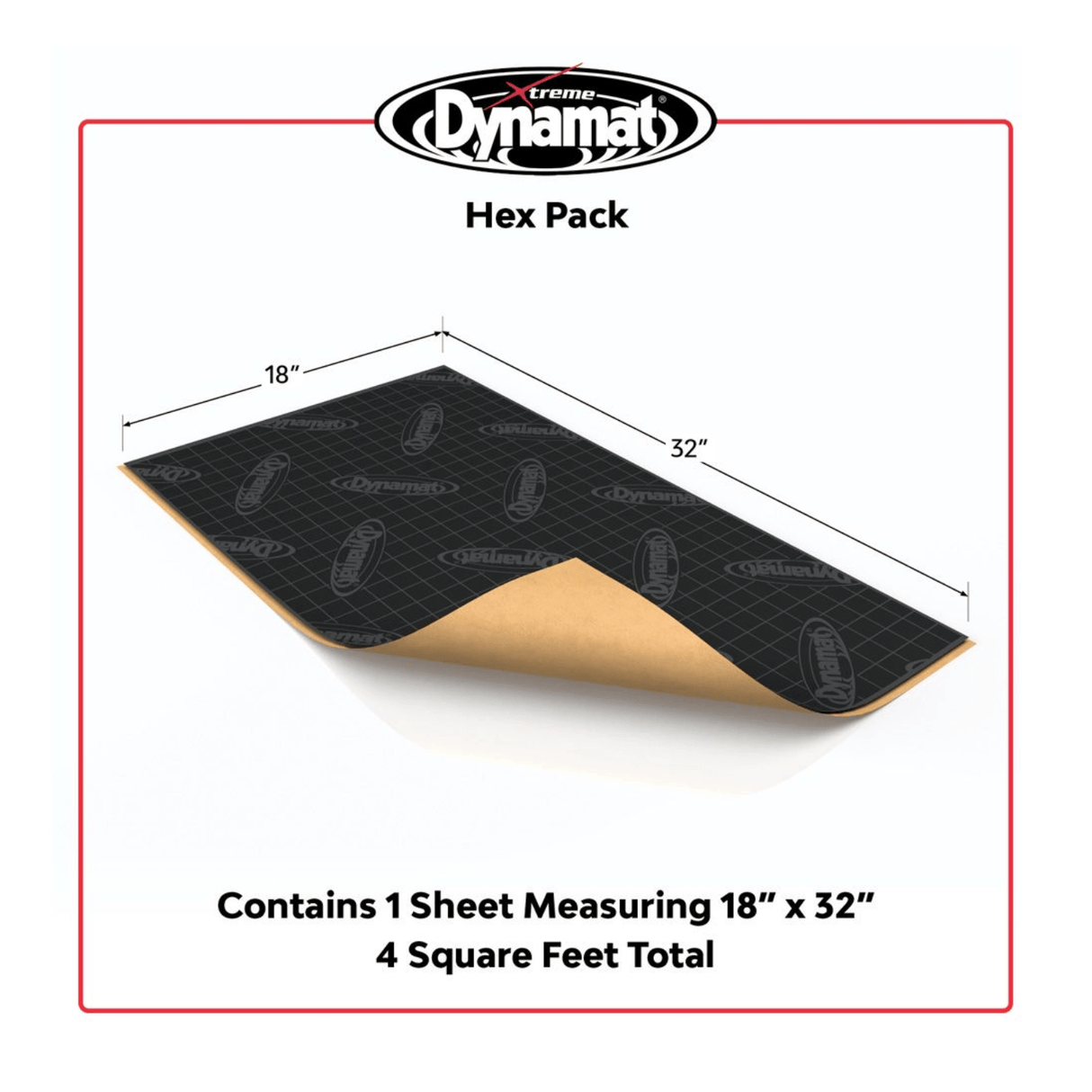 Dynamat Sound Deadening Dynamat DYN10425 Xtreme Hex Pack [6 per pack]