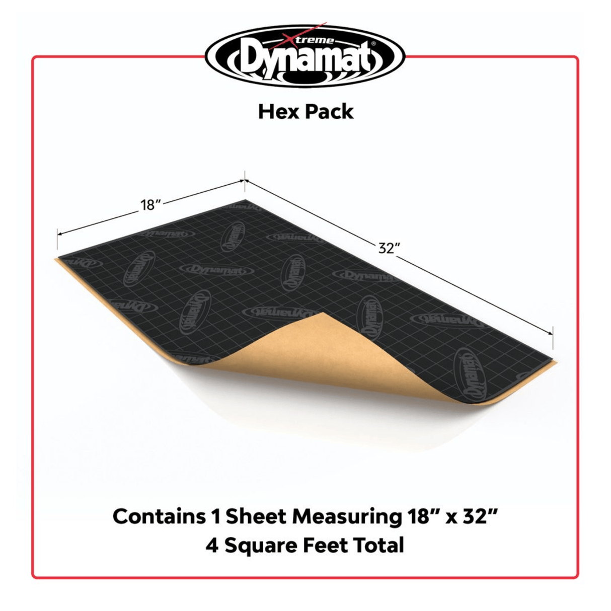 Dynamat Sound Deadening Dynamat DYN10425R Xtreme Hex Pack (0.37 SqM)