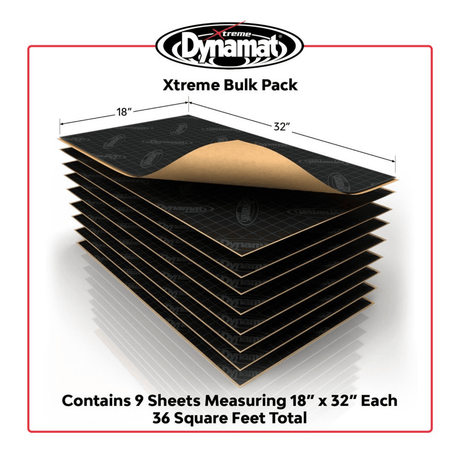 Dynamat Sound Deadening Dynamat DYN10455 Xtreme Bulk Pack (3.34 SqM)